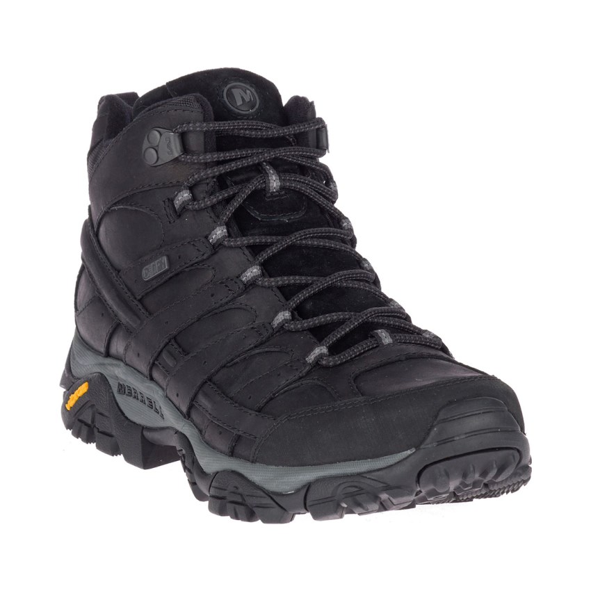 Chaussures Randonnée Merrell Moab 2 Prime Mid Waterproof Noir Homme | G.X.ETON